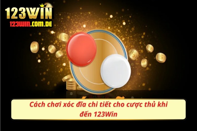 Thao tác chơi xóc đĩa chuẩn tại 123Win