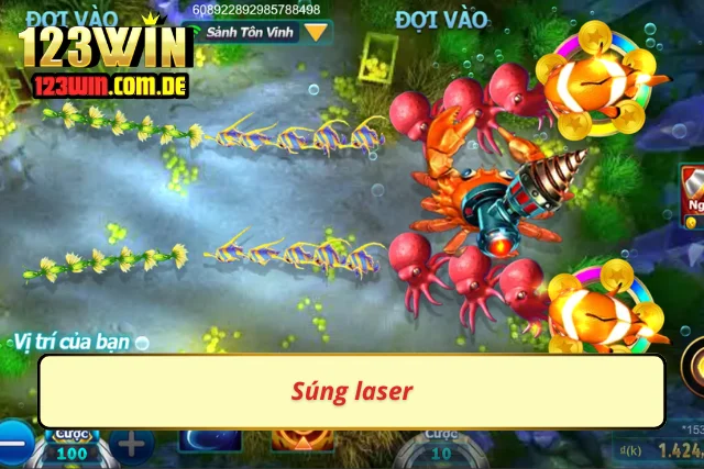 Súng laser giúp hội viên săn cá dễ dàng