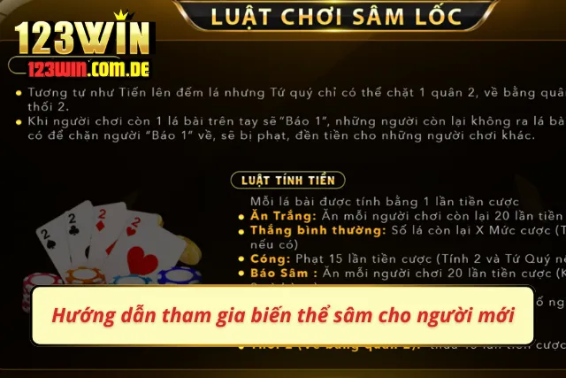 Các bước tham gia đơn giản nhưng giàu tính tính toán