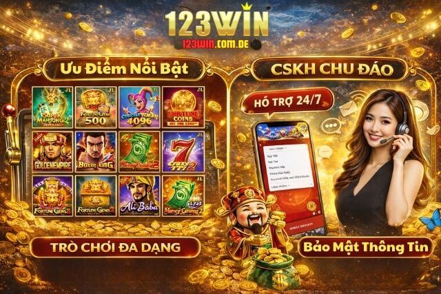 Các ưu điểm đặc biệt của 123Win